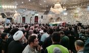 پیکر سپهبد شهید سلامی در حرم سیدالکریم (ع) آرام گرفت

