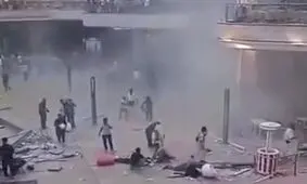 انفجار بسته بمب‌گذاری شده در کلیسای مسیحی‌ها در حماه سوریه