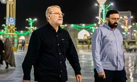 تصاویری از آرامگاه شهید علی لاریجانی در حرم حضرت فاطمه معصومه (س)