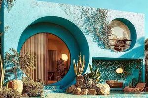 معماری جالب و خنک یک ویلای مدیترانه ای در اسپانیا/  تصاویر