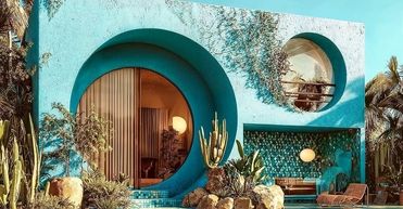 معماری جالب و خنک یک ویلای مدیترانه ای در اسپانیا/  تصاویر