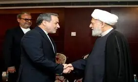 دیدار شیخ علی الخطیب با عباس عراقچی/ عکس