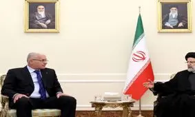 دیدار رییس مجلس الجزایر با رییسی