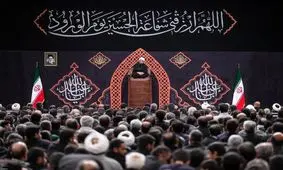 عزاداری شب هشتم محرم در حسینیه امام خمینی (ره)