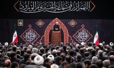 عزاداری شب هشتم محرم در حسینیه امام خمینی (ره)