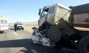 مرگ اعضای خانواده‌ای ۶ نفره در تصادف پراید و تریلی