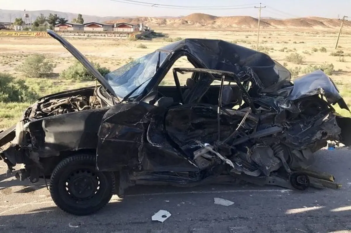تصادف مرگبار ال۹۰ و سمند در بزرگراه رستگاری؛ ۲ نفر جان باختند
