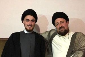 سید احمد خمینی، پدر دختری به نام «ایران» شد/ عکس

