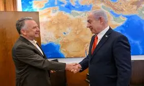 دیدار نتانیاهو با ویتکاف نماینده ترامپ/ ویدئو