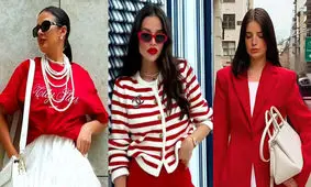 ۸ استایل با رنگ قرمز که حس و حال بی نظیری به تابستان شما می‌دهد/ تصاویر