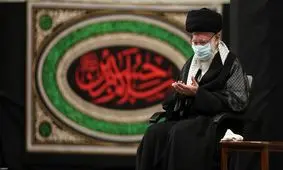 مراسم عزاداری شام غریبان اباعبدالله الحسین(ع) در حضور رهبر انقلاب