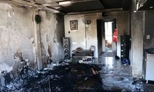 انفجار در واحد مسکونی در خیابان ستاره همدان 