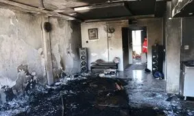 انفجار در واحد مسکونی در خیابان ستاره همدان 
