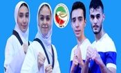 ۴ مدال نقره دستاورد تکواندوکاران ایرانی

