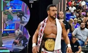 کتک‌کاری وحشیانه روی آنتن زنده؛ حمله آلبرتو دل ریو به عوامل برنامه/ ویدئو 