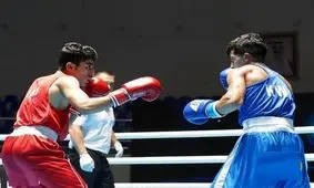 حذف نخستین بوکسور ایران از قهرمانی آسیا