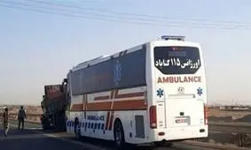 تصادف زنجیره‌ای در این جاده مرگبار شد