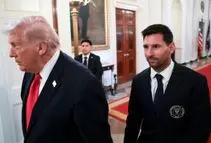 جنجال حضور مسی در کاخ سفید | واکنش‌ها به تشویق ترامپ از سوی لیونل مسی!