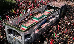 خنثی‌سازی تهدیدات امنیتی مراسم تشییع رهبر شهید به روایت استاندار تهران/ تمامی مسیرهای تردد تحت پوشش کامل اقدامات امنیتی و شناسایی قرار داشت


