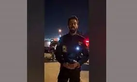 لحظه تیراندازی و توقف زانتیا توسط پلیس شیراز/ ویدئو