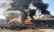 آتش‌سوزی پالایشگاه نفت آبادان فروکش کرد/ ویدئو