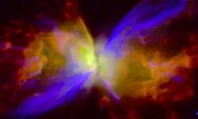 نمایش سرنوشت نهایی خورشید در سحابی پروانه

