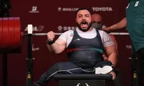 روح الله رستمی یک کیلو کم آورد؛ قهرمان پارالمپیک، دوم جهان شد

