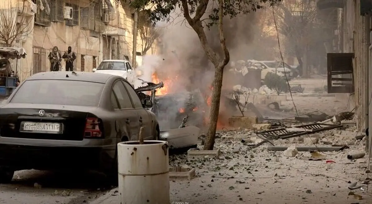 استانداری حلب توسط قسد هدف قرار گرفت