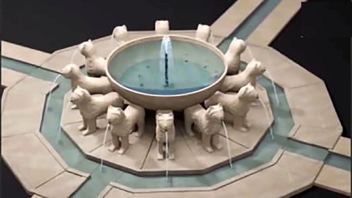 نشان دادن زمان با استفاده از فواره در اسپانیای  700 سال پیش/ ویدئو