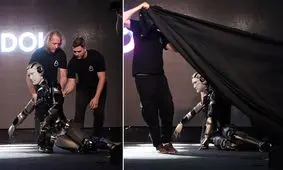 ربات انسان‌نمای روسیه در اولین گام خود ناک‌اوت شد/ ویدئو