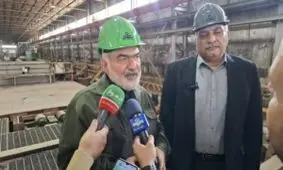 بازدید استاندار خوزستان از شرکت لوله سازی اهواز؛ احیای زنجیره تولید در خوزستان با وجود آسیب‌های جنگی