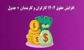 حقوق و دستمزد 1404