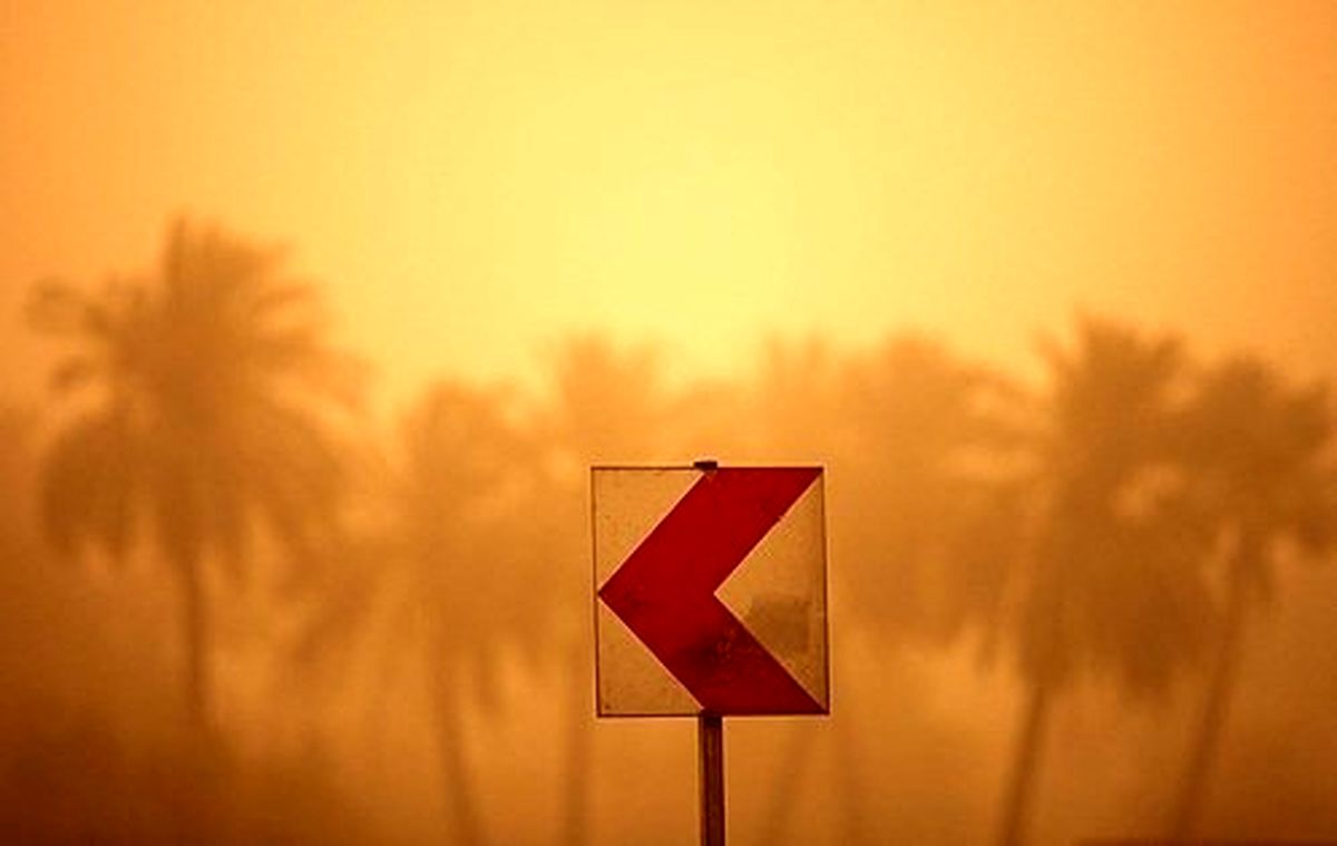 گرد و غبار امشب خرمشهر، بیش از ۱۰ برابر حد مجاز