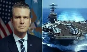 هشدار رئیس پنتاگون: چین می‌تواند کل ناوگان هواپیمابر آمریکا را در ۲۰ دقیقه غرق کند