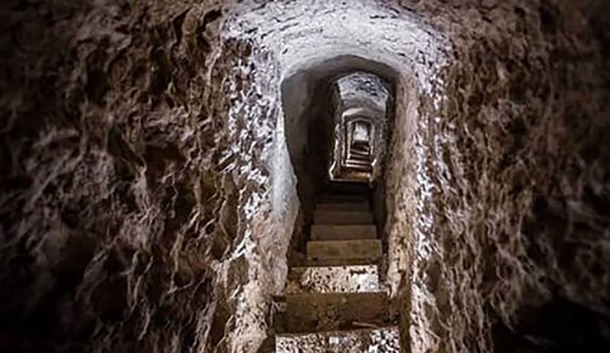 کشف اتفاقی تونل‌های ترسناک 1800 ساله در نزدیکی اسفراین