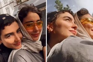 موتورسواری سونیا و سنا حسینی؛ بازیگران نقش سارا و نیکا در «پایتخت»/ ویدئو