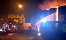 سرنگونی ریزپرنده‌هایی در بالای مجتمع کارگاهی وزارت دفاع/ ویدئو 