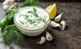 درمان فشار خون با ماست و سیر

