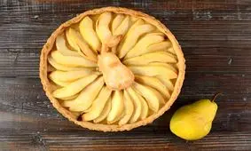 طرز تهیه تارت گلابی به روش قنادهای فرانسوی

