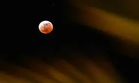 تام لپس زیبا از ماه خونین دیشب/ ویدئو