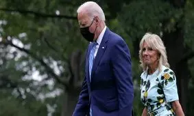 خارج کردن بایدن و همسرش از اقامتگاه تفریحی/ ویدئو