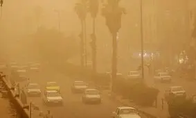 ورود توده خاک به خوزستان از امروز دوشنبه
