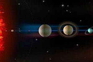 چهار سیاره مریخ، زحل، زهره و مشتری در گردهمایی صبحگاهی به خط شده‌اند