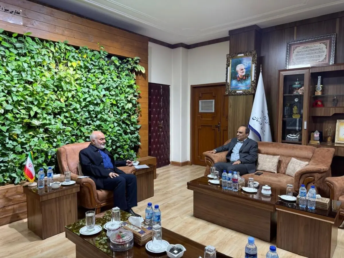 دیدار مدیرعامل شرکت فولاد اکسین با استاندار خوزستان 