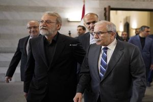 تصویری پربازدید از ملاقات امروز دبیر شورایعالی امنیت ملی و نخست وزیر لبنان
