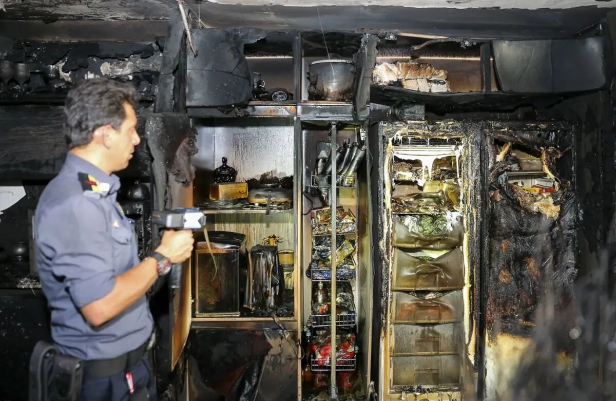 ماینرهای غیرمجاز یک واحد مسکونی را به آتش کشیدند
