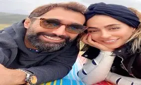 هادی کاظمی و همسرش سمانه پاکدل/ عکس