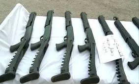 کشف و توقیف یک محموله سلاح و مهمات جنگی در مرزهای استان کردستان

