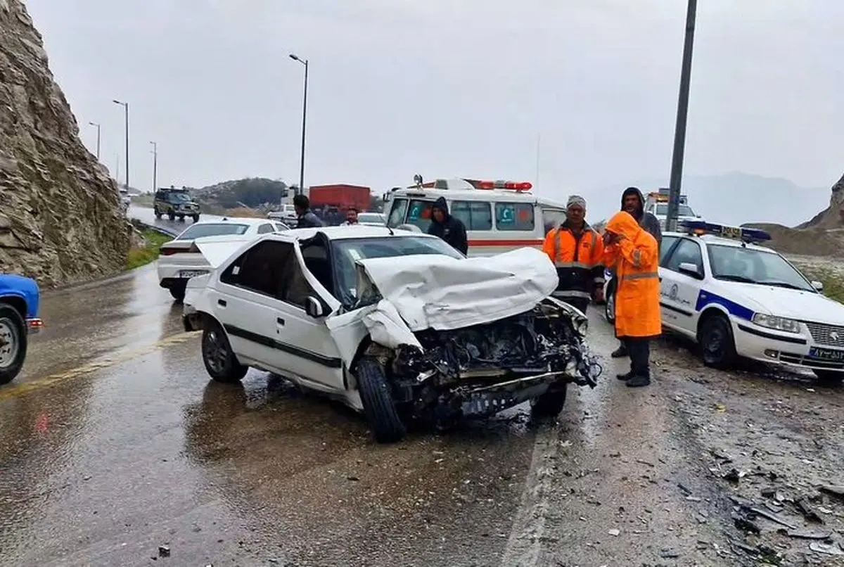 برخورد کشنده ولوو با نیوجرسی‌ها در آزادراه قزوین–رشت
