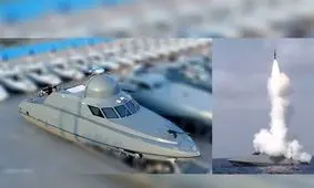 «رونمایی» از سامانه موشکی عمودپرتاب «نواب»/ «سپر دفاعی» شناورهای تندرو سپاه علیه پرنده‌های دشمن